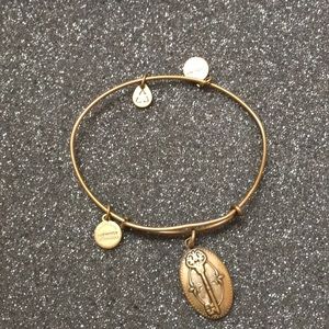 Alex and Ani Key to Life Rafaelian gold bracelet